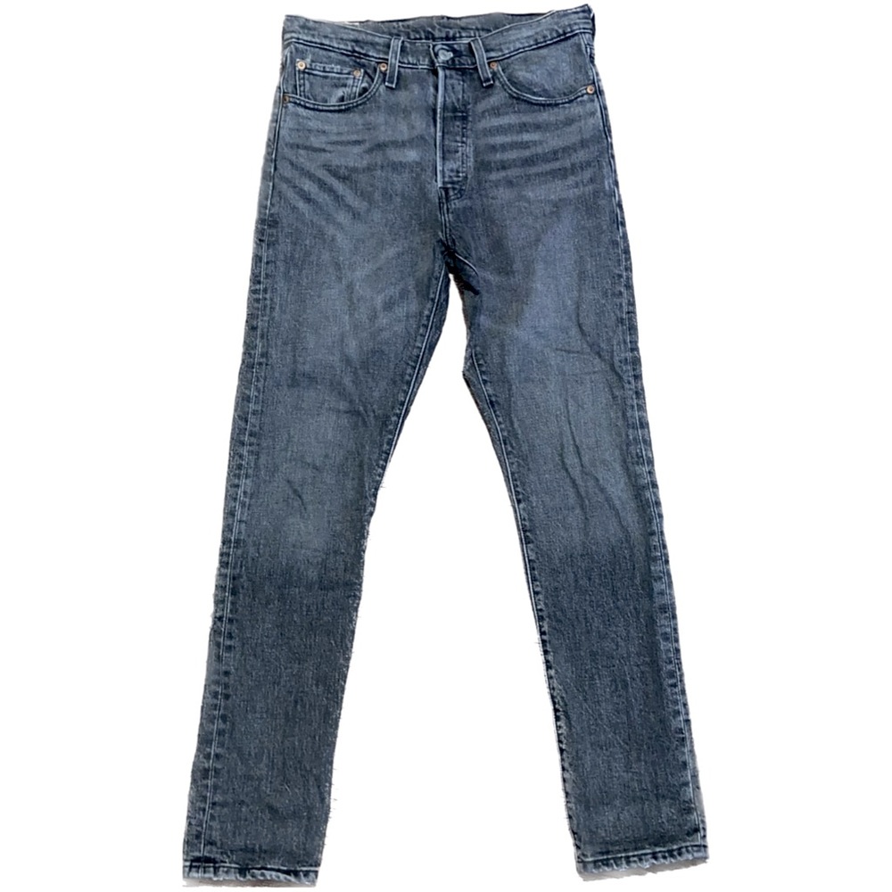 Levi’s 501 Skinny Washed Black High Rise Jeans